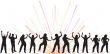 Dancing silhouettes