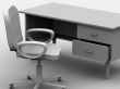Chair and table