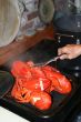 Lobsters fresh from the pot