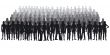 Silhouettes of people
