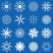 Winter snowflakes