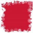 Winter snowflake border