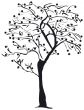 Tree silhouette