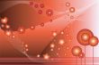 Red waves background