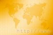 Communications world map