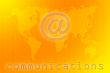 Communications world map