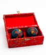 Chinese balls inside the red box