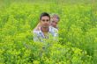 Couple in green fields 1