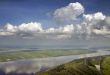 The River and clouds.