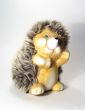 Funny toy of little fluffy hedgehog