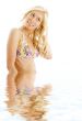 bikini blond #3 in water