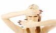 blond with long nails