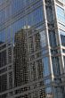 Reflective skyscraper