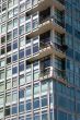 Reflective skyscraper