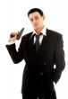 man with a gun