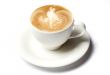 barista coffee cup isolated over white