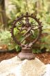 Bronze Shiva in garden