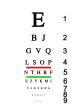 Eye test chart
