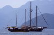Yachts anchored in the med