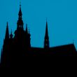 Silhouette of a church / cathedral