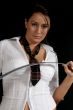 Woman with ruler