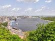 The river Dnepr. Kiev.