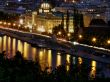 Night Prague. Old city.
