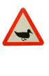 Duck crossing sign
