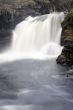 A waterfall