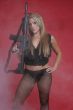 woman with M16 rifle