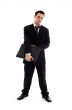 businessman with black folder #2