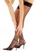 black stockings and high heels shoes