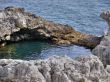 Beautiful sea coast. The western Crimea.
