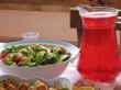 Salads and juice