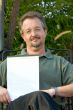 Man with notepad