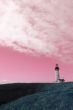 Yaquina Head Lighthouse, pink