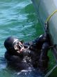 Military Diver On Mission