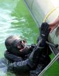 Military Diver On Mission