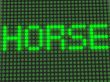 word on the electronic display
