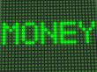 word on the electronic display