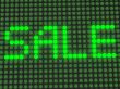 word on the electronic display