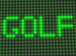 word on the electronic display