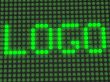 word on the electronic display