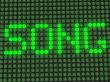 word on the electronic display