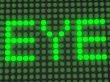 word on the electronic display