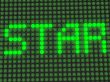 word on the electronic display