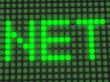word on the electronic display
