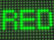 word on the electronic display
