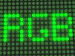 word on the electronic display