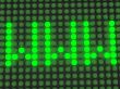 word on the electronic display